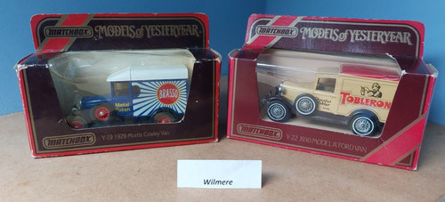 Matchbox models yesteryear - of,