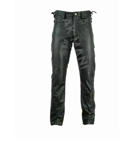 Men leather pants waist - men's,