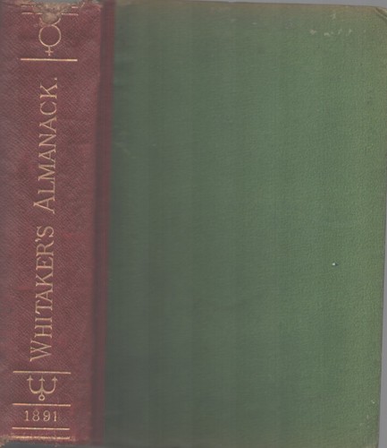 Whitaker almanack for 1891 - whitaker's,