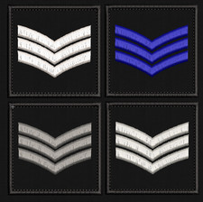 6X6 cm Sgt Stripe Patch -