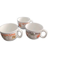Soup Recipe Ceramic Bowl Mug