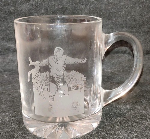 Vintage football soccer etched - vintage,
