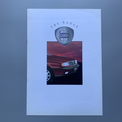 Lancia range brochure - range, 1991