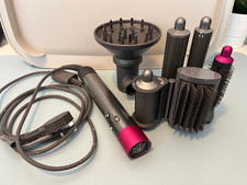 Dyson Airwrap 1.0 Nickel/Fuchsia - Multi-styler - With accessories & wall mount