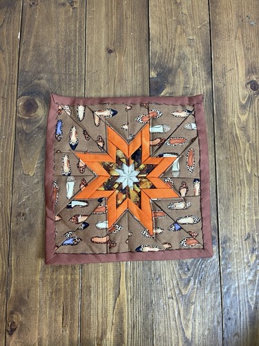 Homemade quilted folded - quilted,