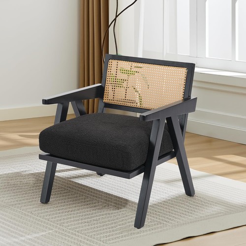 Rattan accent chair - rattan,