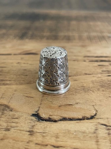 Sterling silver thimble - sterling,