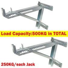 2X Steel Ladder Jacks 500KG