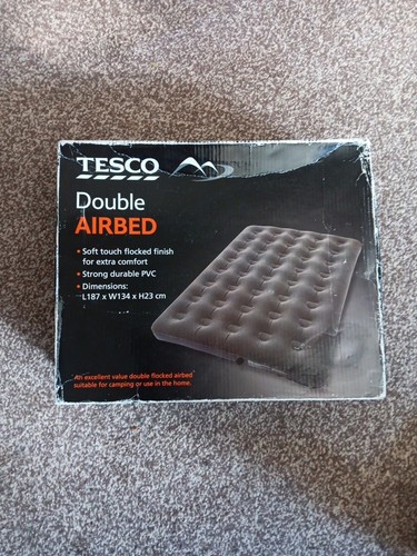 Double airbed with - airbed, pump