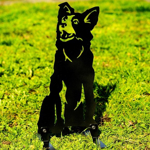 Border collie silhouette - silhouette, dog