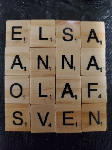 Scrabble tile coasters - coasters,