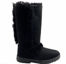 UGG Sundance Short II Revival Black Water Resistant Womens Boots Size 6