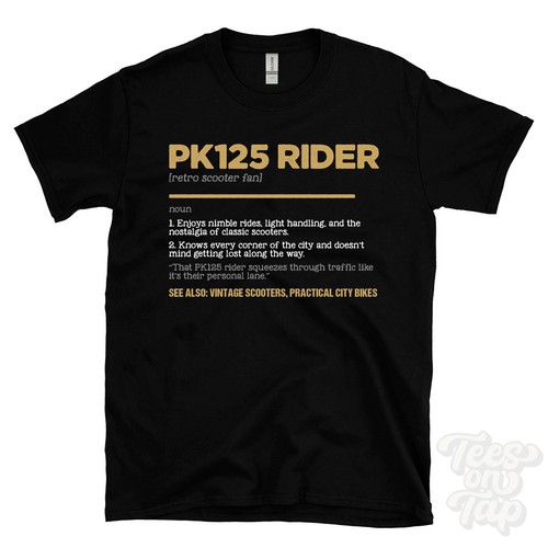 Pk125 rider shirt funny - pk125,