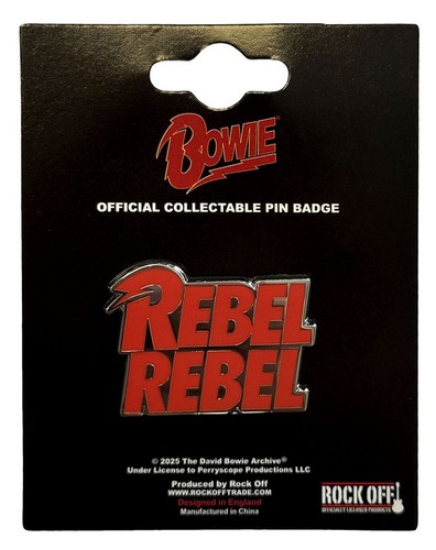 David bowie metal pin - metal,