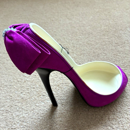 Purple high heel - purple, shoe