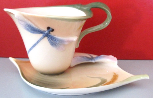 Franz dragonfly cup saucer - cup,