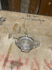 Mikasa Tea Time Tea Bag Caddy Teabag Holder Austrian Lead Crystal Tea Party