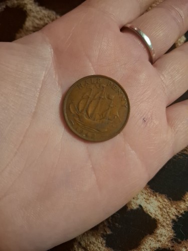 1942 half penny the - the, golden