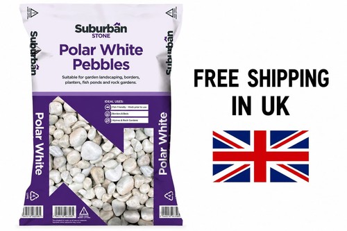 Polar white pebbles - polar,
