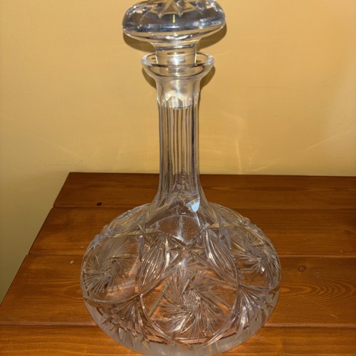 Ships vintage crystal cut - vintage,
