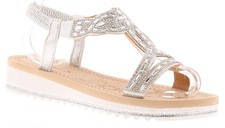 Platino Womens Sparkly Sandals