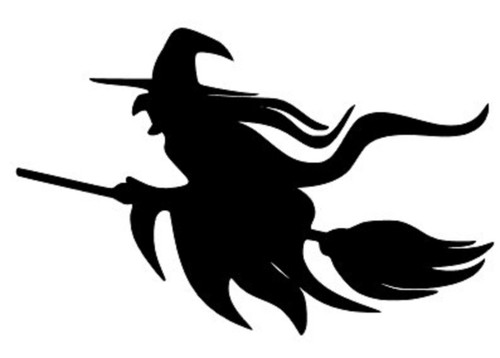 Halloween witch broomstick - halloween,