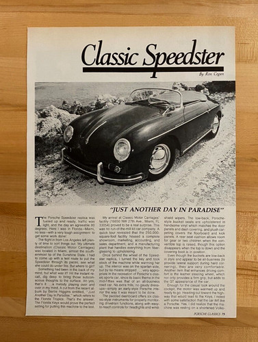 1983 print article porsche - 1983,
