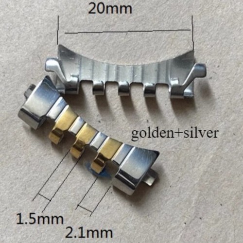 Golden silver 20x1 - golden+silver, 20x1.5x2.1mm