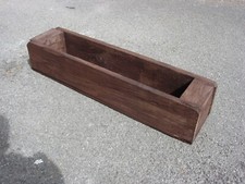 SMALL BROWN GARDEN PLANTER FROM PALLET WOOD (FREE POST)