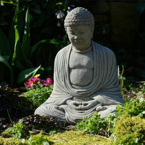 Large buddha statue ornament - buddha,
