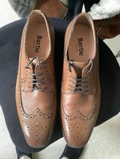 Bertie Mens Tan Leather Shoe