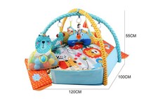 Foldable Baby Activity Gym Play Mat 30 Balls Tummy Time & Kick Play Centre