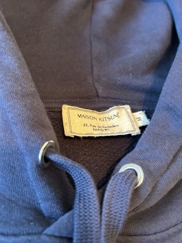 Maison kitsune hoodie - kitsune, navy