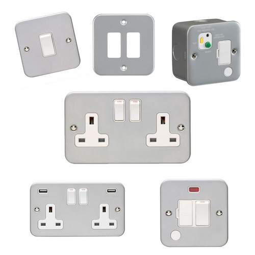Metal clad sockets switches - metal,
