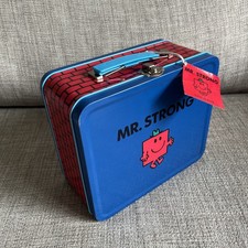 Mr Men - Mr. Strong Metal Lunch Box Tin - Roger Hargreaves - 2013 THOIP -
