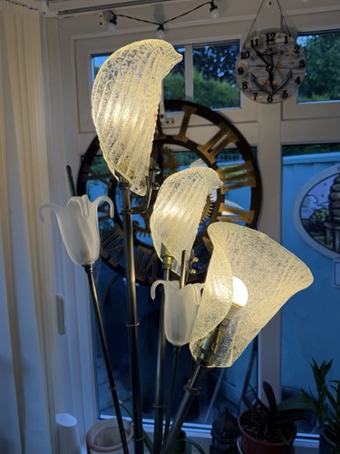 Ornate standard lamp - , in.