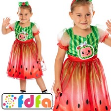 Rubies Official Cocomelon Dress Kids Childs Fancy Dress Costume