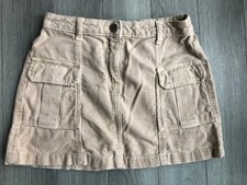 Girls Cream Cord Skirt 9 Years
