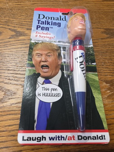 Donald talking pen - talking,
