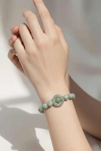 Blue water jade beaded - water,