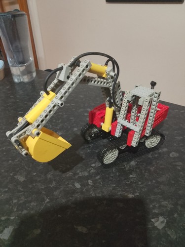 Lego technic vintage excavator - lego,