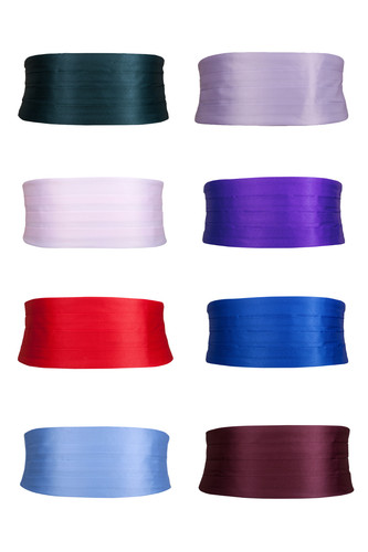 Cummerbund pleated waist - cummerbund,