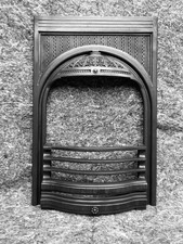 RESTORED CAST IRON FIRE