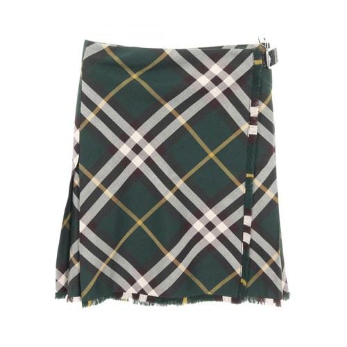 Burberry pleated plaid skirt - burberry,