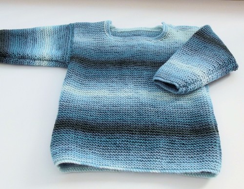 Hand knitted childrens jumper - knitted,