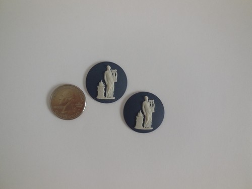 Two wedgwood dark - dark, blue