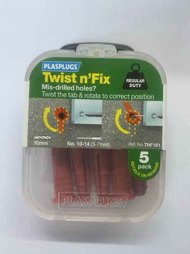 Plasplugs twist fix off - n,