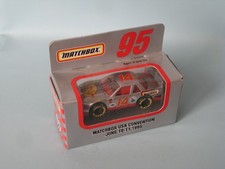 Matchbox Chevy Lumina MB USA Convention 1995 Silver Toy Model Nascar Car Mack b