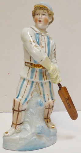 Vintage china cricket figure - cricket,
