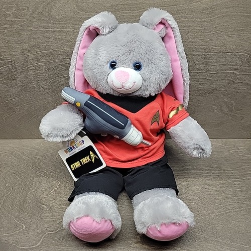 Build bear gray bunny plush - build-a-bear,